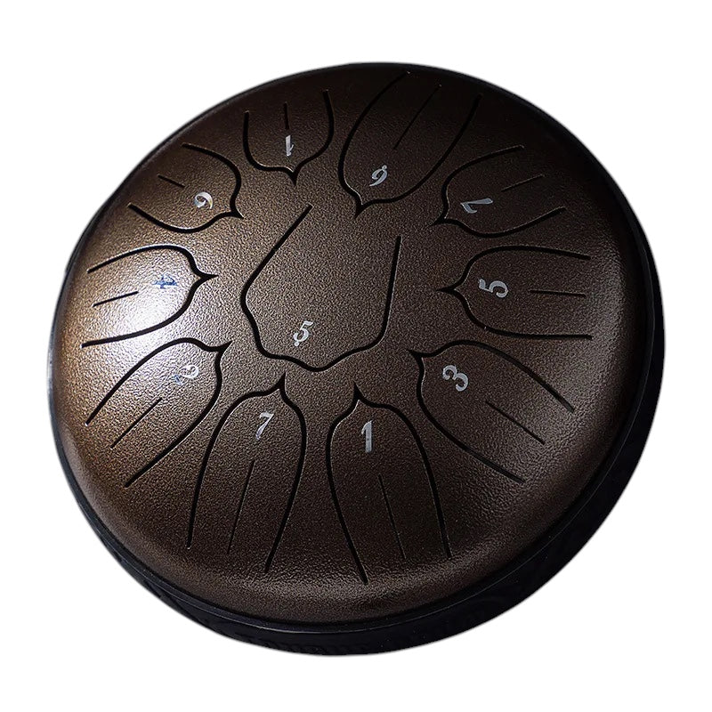 Mini Tongue Drum « Hluru » – 11 notes, Ré mineur