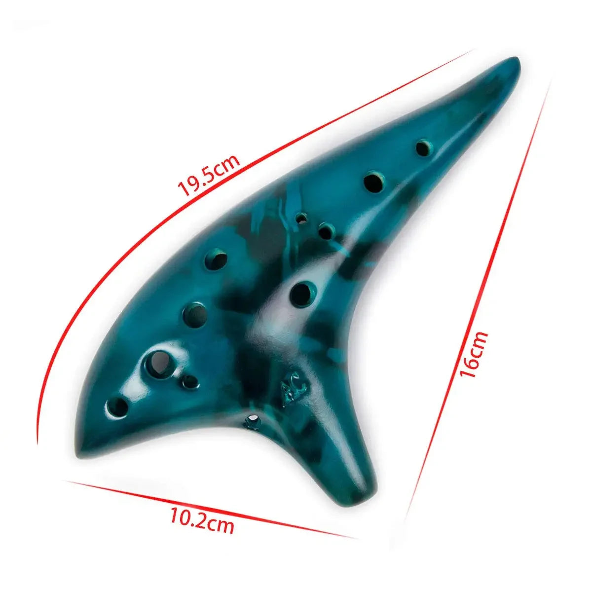 OCARINA 12 TROUS CÉRAMIQUE